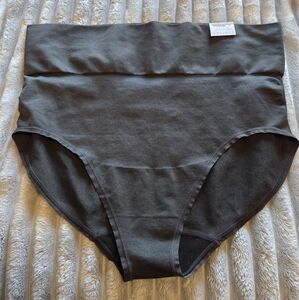 Cacique Black Slimmer High-Waist Brief